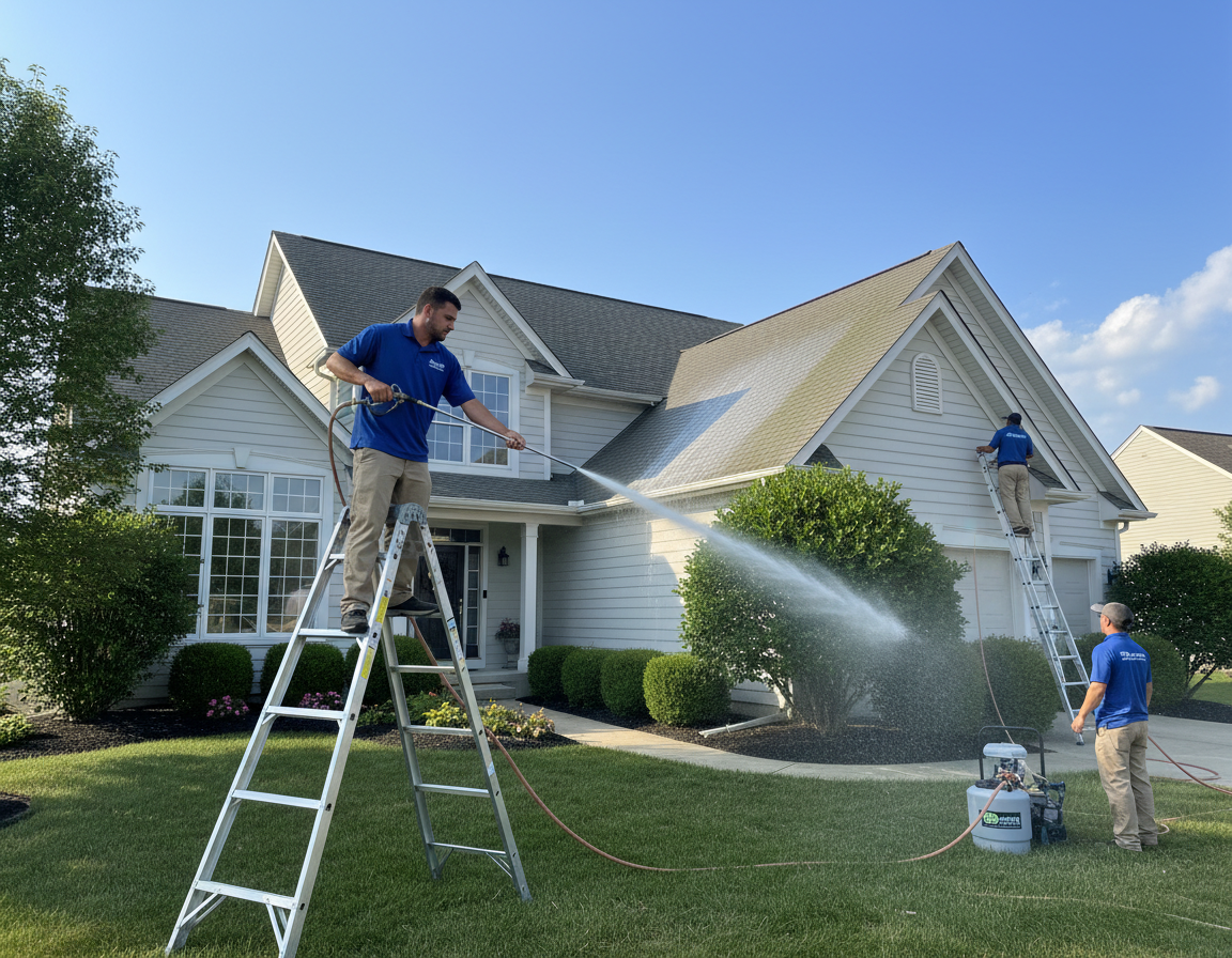 Roof Cleaning In Hilliard